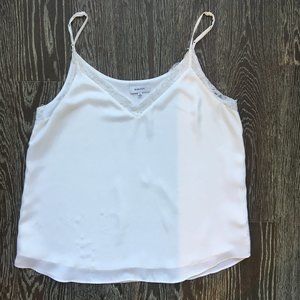 Aritzia Babaton White Lace Cami - Sz M